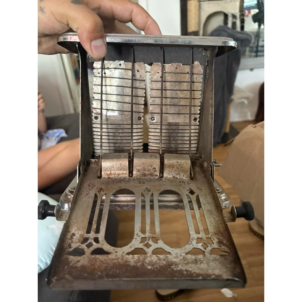 Antique 1920s Universal Landers Frary Clark Electric Toaster E7312 Pat 1914 Deco
